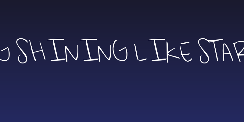 KG Shining Like Stars Social Header