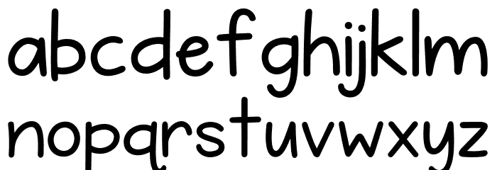 KG Simply the Best Font LOWERCASE