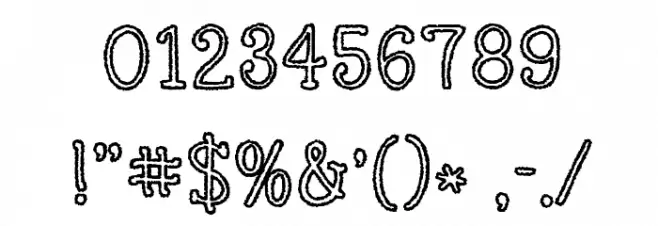 KG Skinny Love Font OTHER CHARS