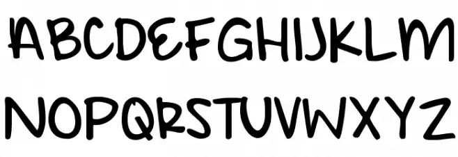 KG Small Town Southern Girl Font Litere mari
