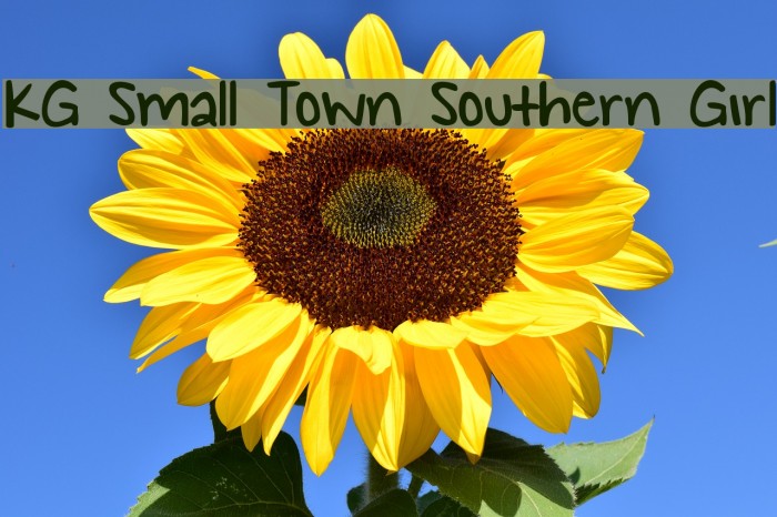 KG Small Town Southern Girl Font examples