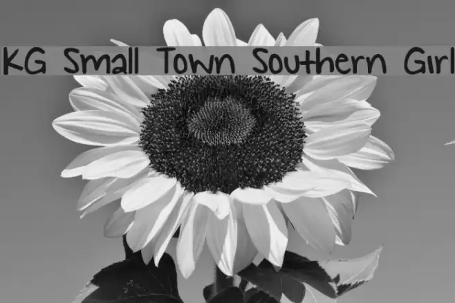 KG Small Town Southern Girl Font examples