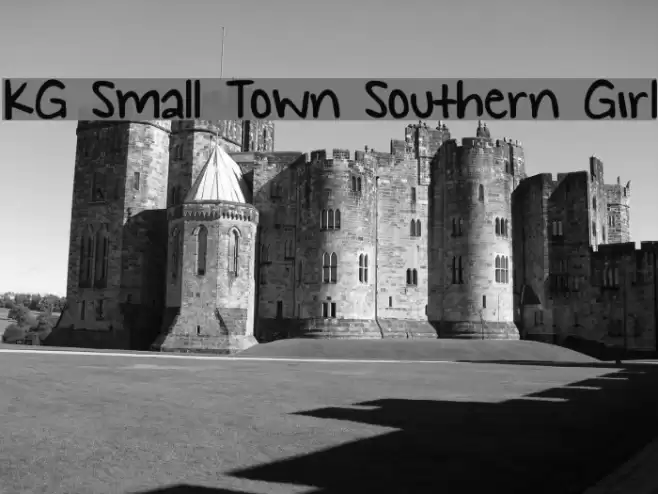 KG Small Town Southern Girl Font examples