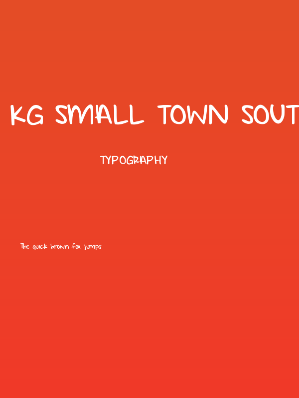 KG Small Town Southern Girl Poster