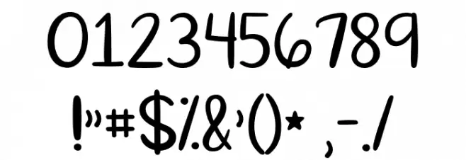 KG So High School Normal Schriftart Anderer Schreiben