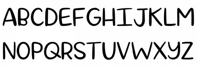 KG So High School Normal Schriftart Groß