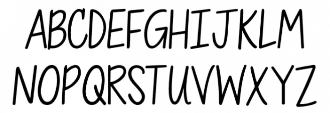 KG So It Goes Schriftart Groß