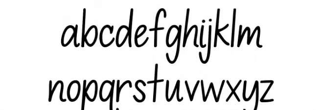 KG So It Goes Font LOWERCASE