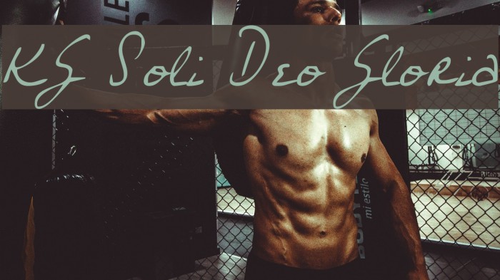 KG Soli Deo Gloria Example 1