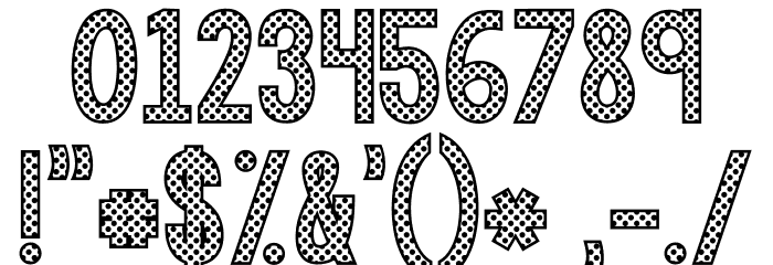KG Someone You Loved Dots Font OTHER CHARS