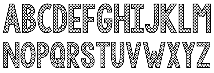 KG Someone You Loved Dots Font LOWERCASE