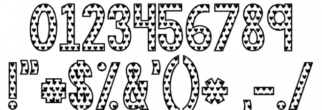 KG Someone You Loved Hearts Font OTHER CHARS