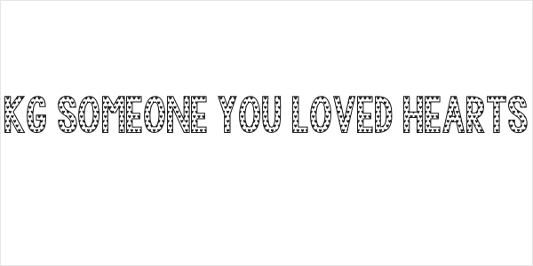 KG Someone You Loved Hearts Logo