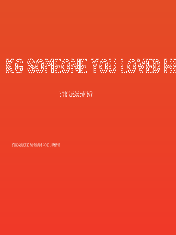 KG Someone You Loved Hearts Poster