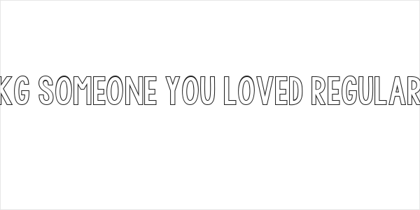 KG Someone You Loved Regular Logo