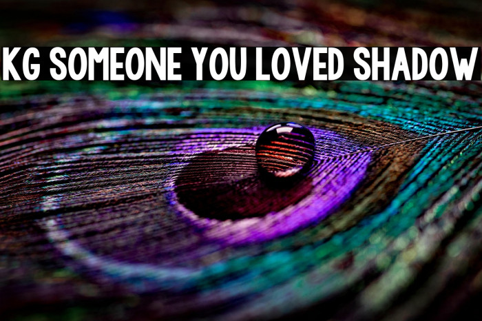 KG Someone You Loved Shadow Example 1