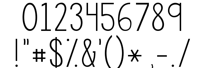 KG Sorry Not Sorry Font OTHER CHARS