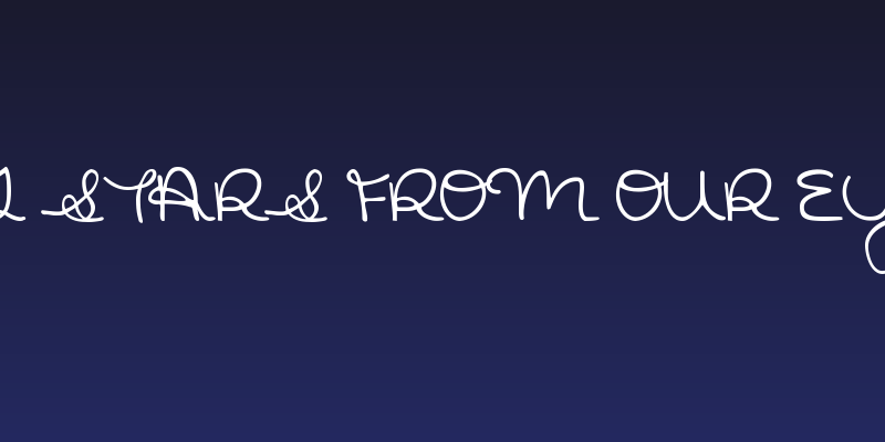 KG Stars From Our Eyes Social Header