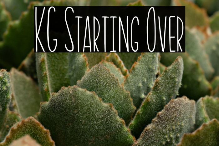 KG Starting Over Example 2