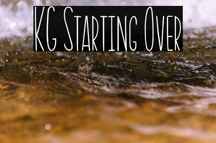 KG Starting Over Example 3