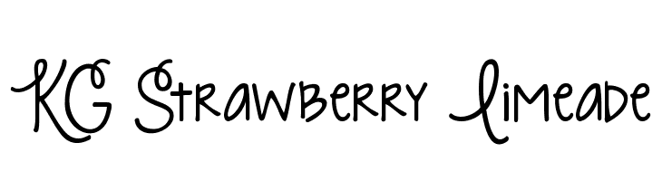 KG Strawberry Limeade Font - FFonts.net