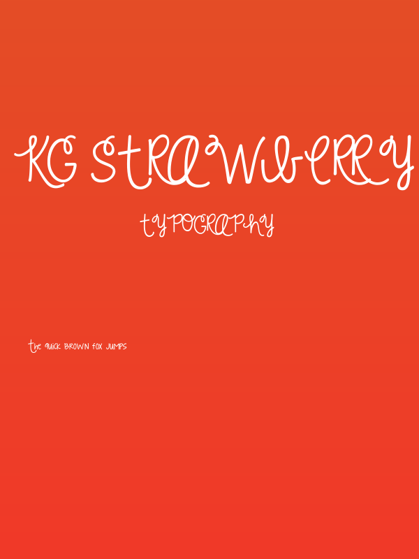 KG Strawberry Limeade Poster