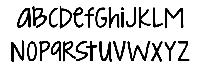 KG Strawberry Limeade Font LOWERCASE