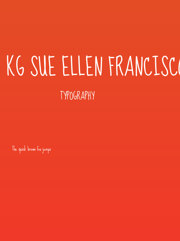KG Sue Ellen Francisco Poster