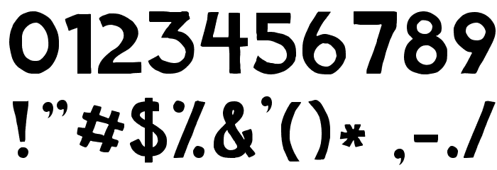 KG Summer Storm Rough Font OTHER CHARS