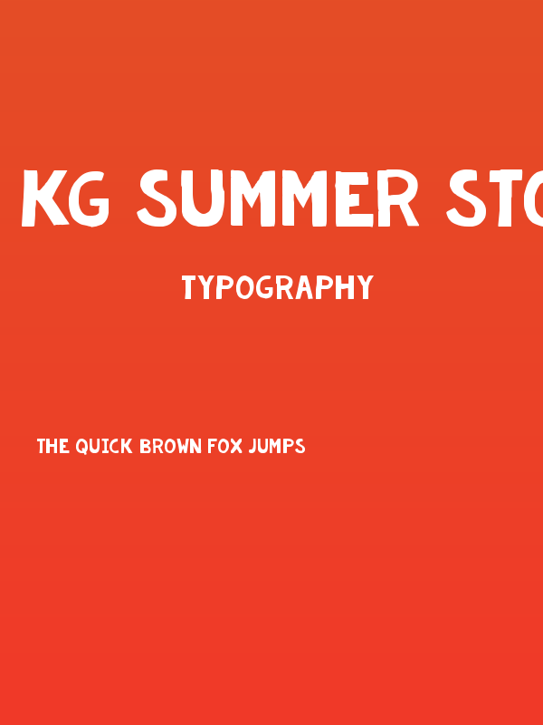 KG Summer Storm Rough Poster