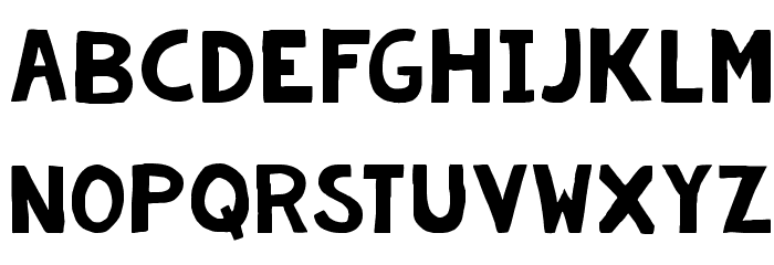 KG Summer Storm Rough Font LOWERCASE