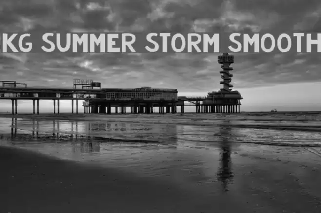 KG Summer Storm Smooth Font examples
