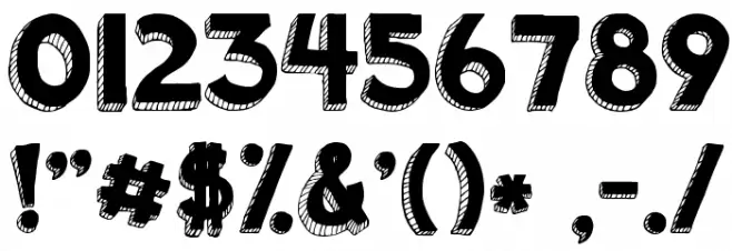 KG Summer Sunshine Blackout Font OTHER CHARS