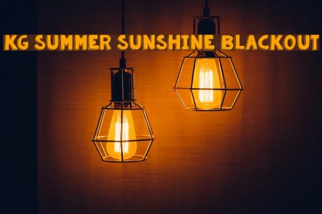 KG Summer Sunshine Blackout Example 2