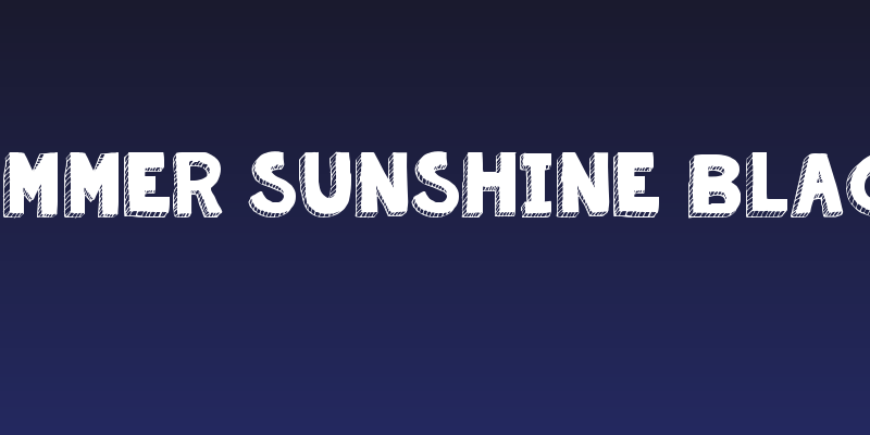 KG Summer Sunshine Blackout Social Header