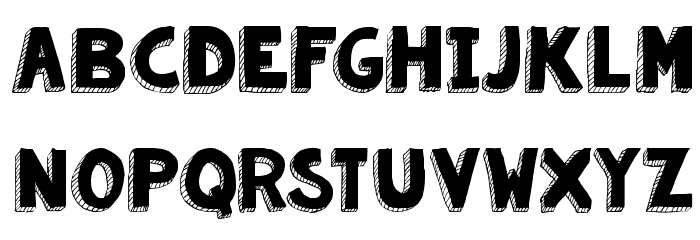 KG Summer Sunshine Blackout Font LOWERCASE