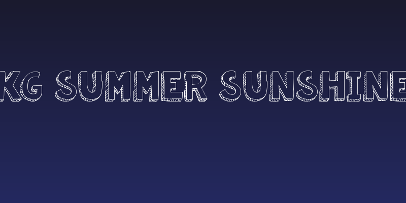 KG Summer Sunshine Social Header