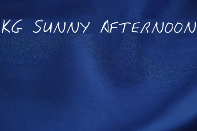 KG Sunny Afternoon Example 3