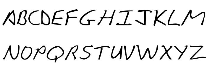 KG Sunny Afternoon Font LOWERCASE