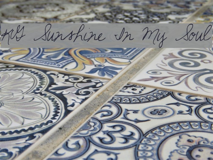 KG Sunshine In My Soul Font examples