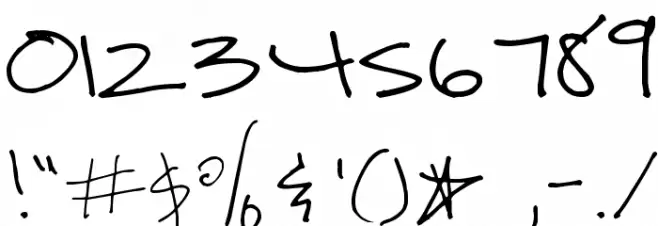 KG Surrendered Heart Font OTHER CHARS