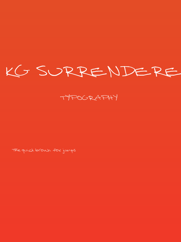 KG Surrendered Heart Poster