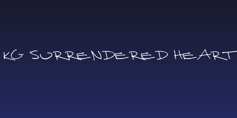 KG Surrendered Heart Social Header