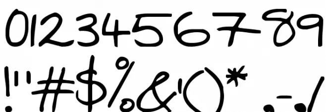KG Swanky and Moo Moo Schriftart Anderer Schreiben