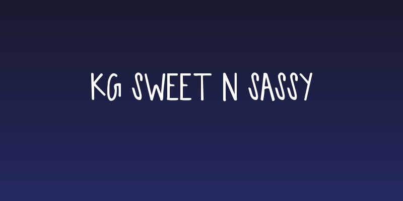 KG Sweet N Sassy Social Header