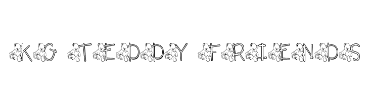 KG TEDDY FRIENDS  Fuentes Gratis Descargar