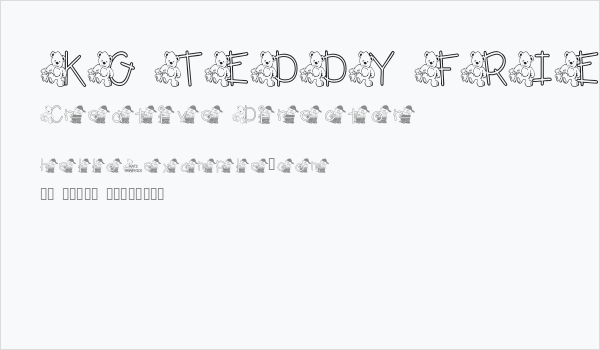 KG TEDDY FRIENDS Business Card