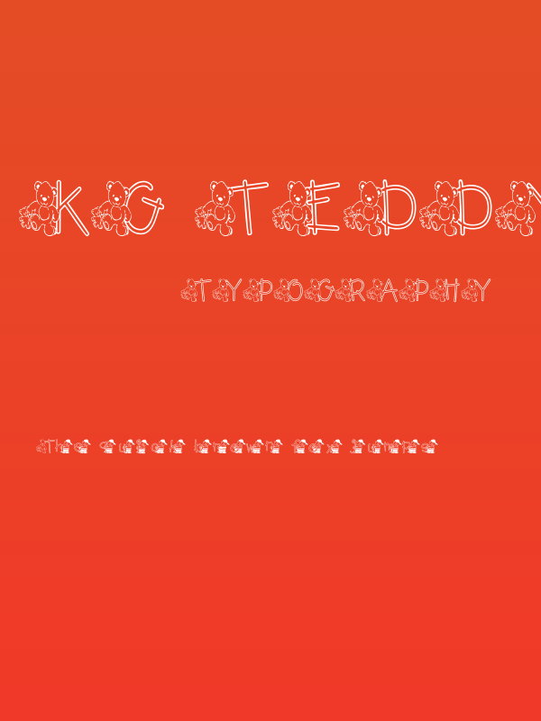 KG TEDDY FRIENDS Poster