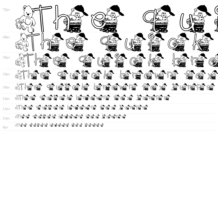 KG TEDDY FRIENDS Waterfall