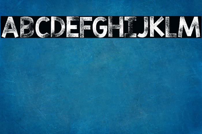 KG TRIBECA STAMP Font examples